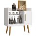 Aparador Bar Cafe 1 Porta Cafe 71 cm Branco BECHARA 