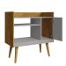 Aparador Bar Cafe 1 Porta Cafe 71 cm Cinamomo Off White BECHARA
