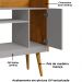 Aparador Bar Cafe 1 Porta Cafe 71 cm Cinamomo Off White BECHARA