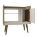 Aparador Bar Cafe 1 Porta Cafe 71 cm Naturalle Off White BECHARA