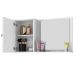 Armario Espelheira 1 Porta 57 cm Genova Branco BECHARA 