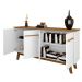 Balcão 4 Portas Valiente Branco Cinamomo