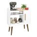Bancada Aparador Café com Porta Lincon Branco