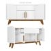 Buffet Aparador com Gaveta Impressious Branco Cinamomo