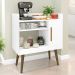 Buffet Mesinha Coffee com Porta Phill Branco