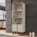 Conjunto Aparador e Cristaleira Prod Off White Cinamomo