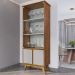 Cristaleira 4 Portas Madri 180x70 cm Naturalle Off White BECHARA