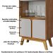 Cristaleira 4 Portas Madri 180x70 cm Naturalle Off White BECHARA
