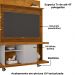 Estante Home Tv 47 Pol 160 cm Taurus Naturalle Off White BECHARA