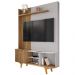 Estante Home Tv 55 Pol 136 cm Corumbau Cinamomo Off White BECHARA