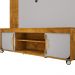 Estante Home Tv 65 Pol 160 cm Maragogi Naturalle Off White BECHARA