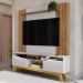 Estante Home Tv 75 Pol 180 cm Atalaia Cinamomo Off White BECHARA
