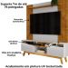 Estante Home Tv 75 Pol 180 cm Atalaia Naturalle Off White BECHARA