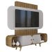 Estante Home Tv 75 Pol 180 cm Embau Cinamomo Off White BECHARA