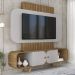 Estante Home Tv 75 Pol 180 cm Embau Cinamomo Off White BECHARA