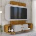 Estante Home Tv 75 Pol 180 cm Embau Naturalle Off White BECHARA