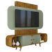 Estante Home Tv 75 Pol 180 cm Embau Naturalle Pistache BECHARA