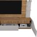 Estante Home Tv 75 Pol 210 cm Dallas Cinamomo Off White BECHARA