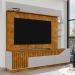 Estante Home Tv 75 Pol 210 cm Dallas Naturalle Off White BECHARA