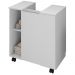 Gabinete Banheiro Pia de Coluna Pequin 56 cm Branco BECHARA 