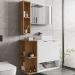 Gabinete Espelheira E Cuba Branca 70 cm Ibiza Branco Naturalle BECHARA 
