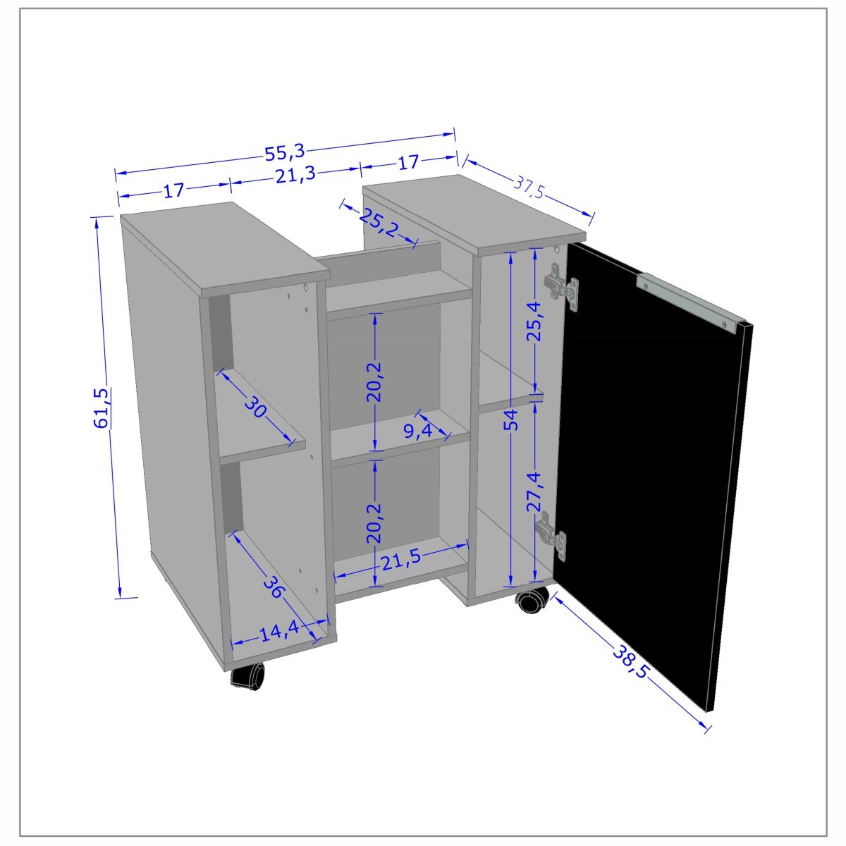 Gabinete Para Banheiro Geel Branco