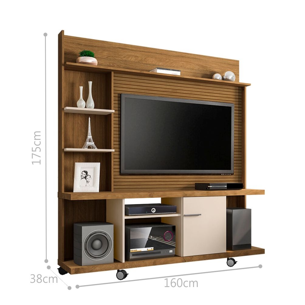 Home para TV Mechelen Cinomomo Off White Pintura 3D Ripada
