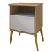 Mesa De Cabeceira 1 Gaveta 45 cm Cancun Cinamomo Off White BECHARA