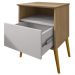 Mesa De Cabeceira 1 Gaveta 45 cm Cancun Cinamomo Off White BECHARA