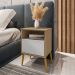 Mesa De Cabeceira 1 Gaveta 45 cm Cancun Cinamomo Off White BECHARA