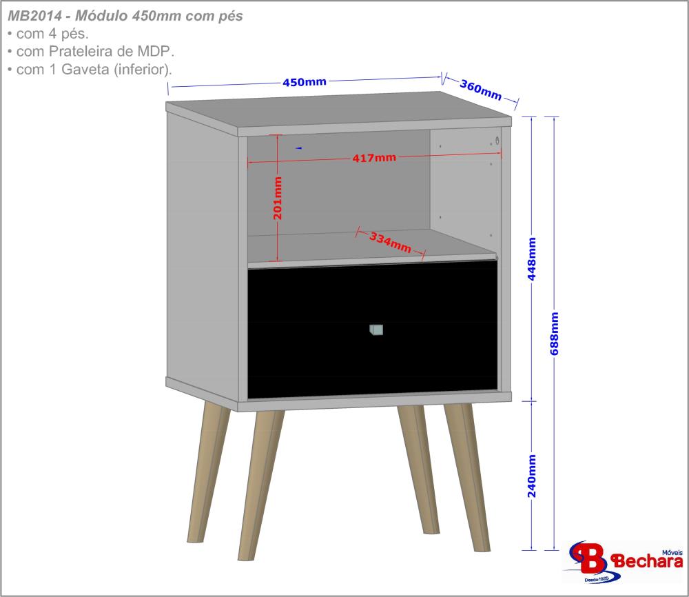 Mesa de Cabeceira Quarto Cama Retro com Gaveta Br Rustico