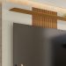 Painel Bancada Suspensa Para TV Até 65 Polegadas Lisboa Off White/Cinamomo/Ripado - Bechara