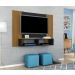 Painel Estante para TV Ouren Preto Pintura 3D Ripada