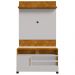 Painel Guaratuba E Rack Pipa Tv 48 Pol 108 cm Naturalle Off White BECHARA
