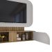Painel Suspenso Organico Tv 55 Pol 156 cm Jurere Cinamomo Off White BECHARA