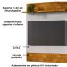 Painel Suspenso Tv 48 Pol 108 cm Guaratuba Naturalle Off White BECHARA