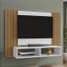 Painel Suspenso Tv 48 Pol 120 cm Navi Branco Ripado BECHARA