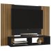 Painel Suspenso Tv 48 Pol 120 cm Navi Preto Fosco Ripado BECHARA