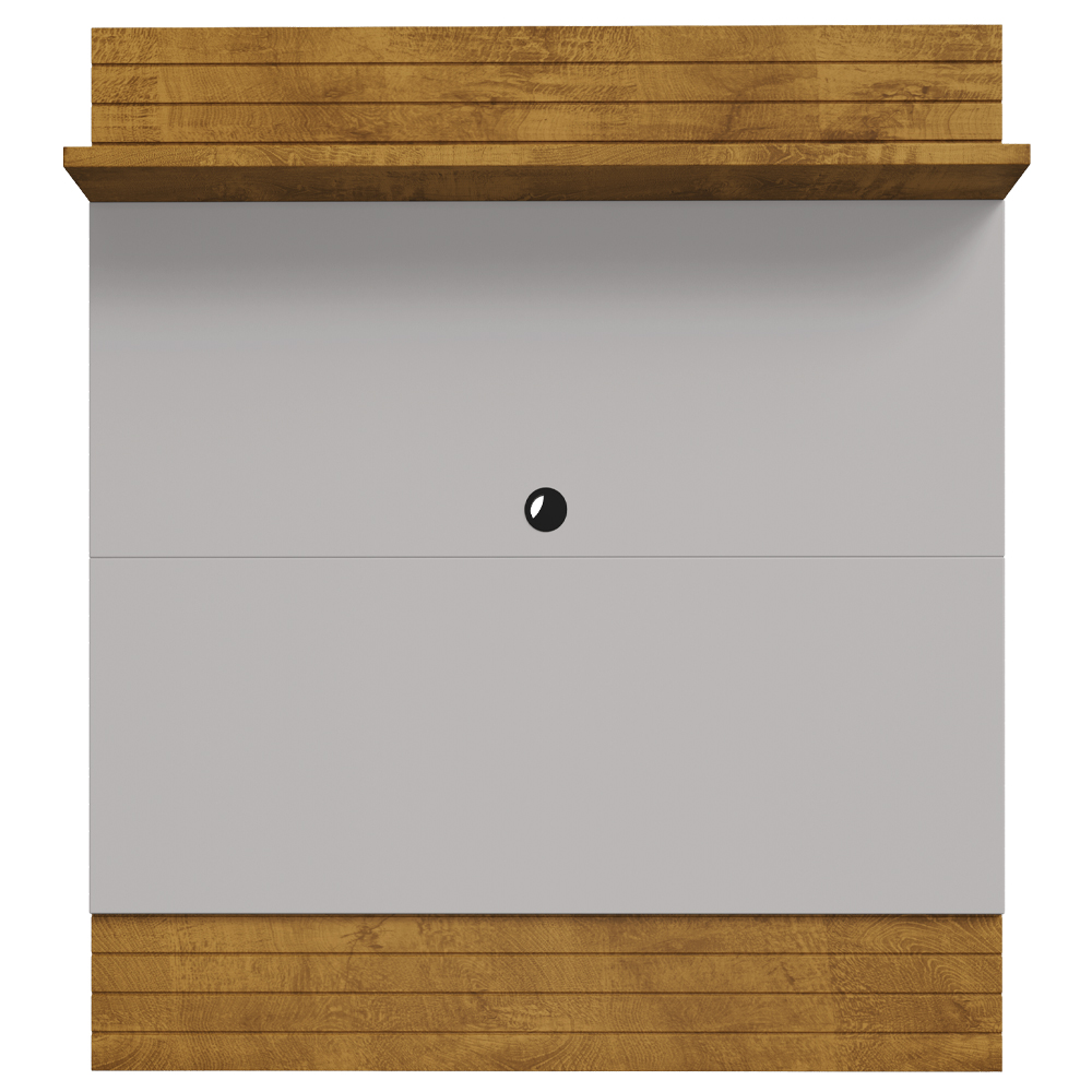 Painel Suspenso Tv 50 Pol 120 cm Angra Naturalle Off White BECHARA