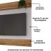 Painel Suspenso Tv 55 Pol 136 cm Guaruja Cinamomo Off White BECHARA