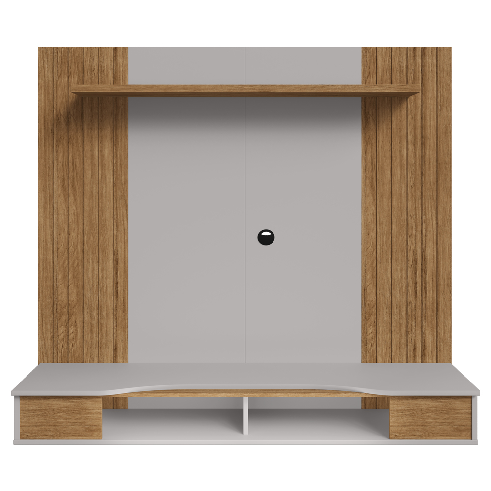 Painel Suspenso Tv 55 Pol 136 cm Ipanema Cinamomo Off White BECHARA