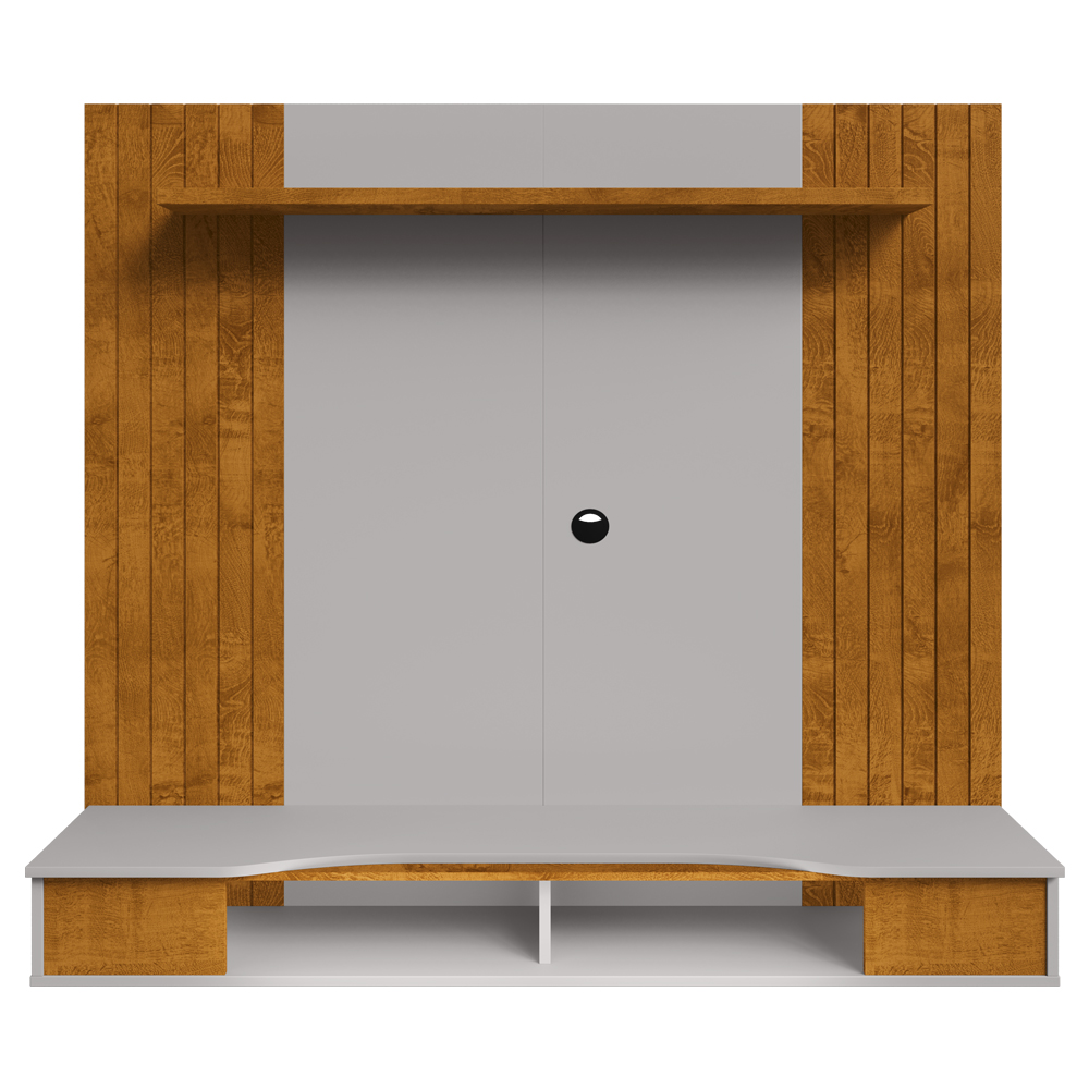 Painel Suspenso Tv 55 Pol 136 cm Ipanema Naturalle Off White BECHARA