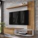 Painel Suspenso Tv 55 Pol 138 cm Paraty Cinamomo Off White BECHARA