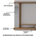 Painel Suspenso Tv 55 Pol 160 cm Denver Off White Cinamomo BECHARA