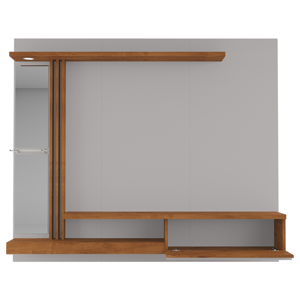 Painel Suspenso Tv 55 Pol 160 cm Denver Off White Naturalle BECHARA