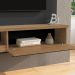 Painel Suspenso Tv 55 Pol 160 cm Denver Preto Cinamomo BECHARA