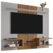 Painel Suspenso Tv 55 Pol 163 cm Atlas Off White Cinamomo BECHARA