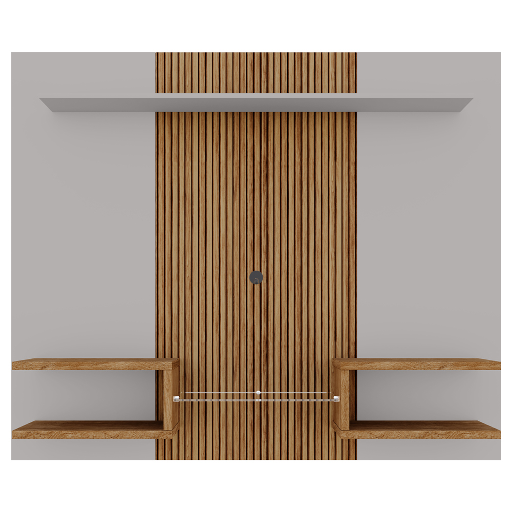 Painel Suspenso Tv 55 Pol 163 cm Atlas Off White Cinamomo BECHARA