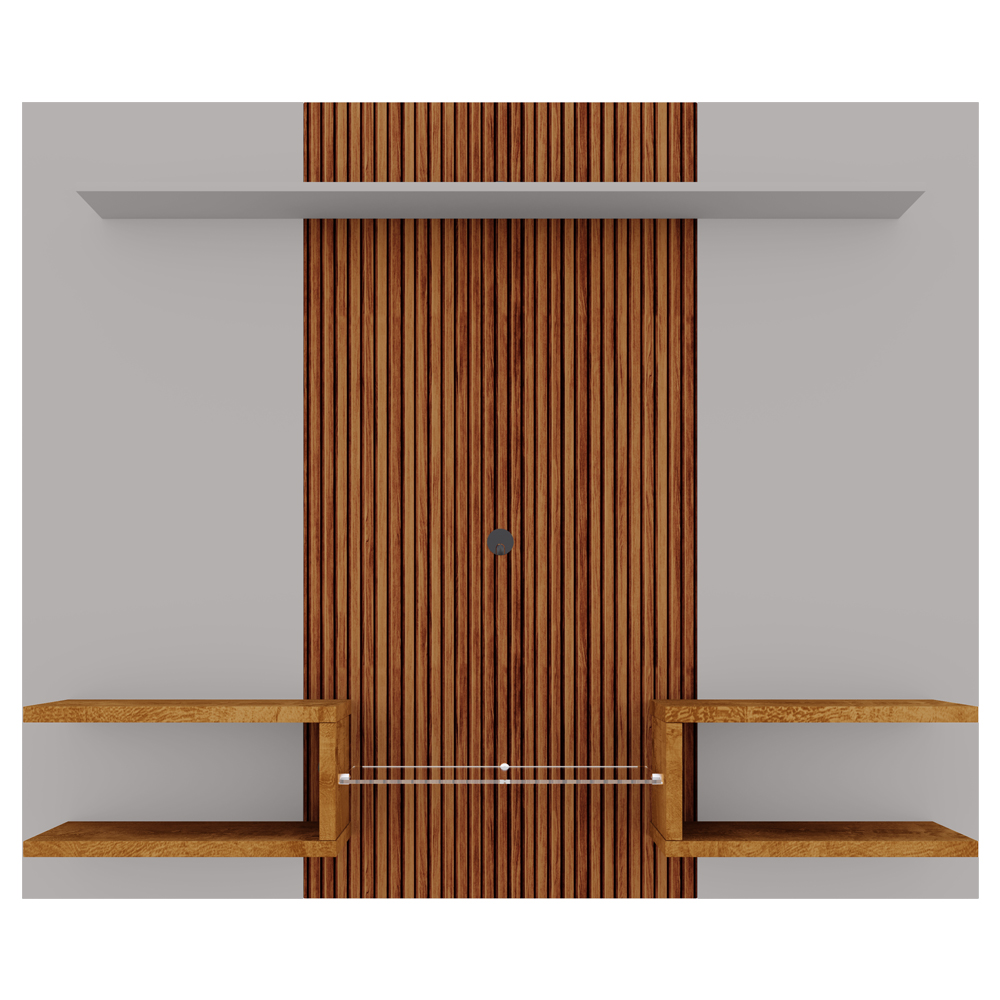 Painel Suspenso Tv 55 Pol 163 cm Atlas Off White Naturalle BECHARA