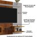 Painel Suspenso Tv 55 Pol 163 cm Atlas Off White Naturalle BECHARA
